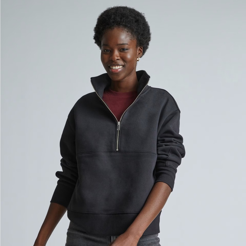 The ReTrack Half-Zip Sweatshirt